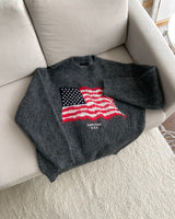 Flag Brushed Wool Knit