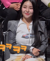 [Worn by Bvlgari Yujeong] 淡水パール925シルバー+ロジウムメッキサイズ調整リングR043-02H