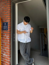 Oen Nylon Roll-Up Shirt
