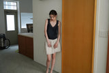 Bella lace blouse_navy