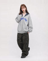 (UNISEX) チル リバーシブル オーバー フード ジップアップ