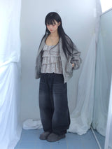 Texture Shirring Jumper
