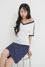 Darlene Mid Skirt Navy