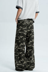Camo Straight Leg Pants