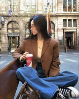 [BELLIDE MADE] Classic mood, single midi jacket blazer
