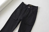 High-End Zipper Long Bootcut Pants