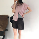 Prit ウォッシングショートデニムショーツ