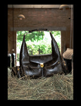 “CORDOVAN” Horn  Biker Bag
