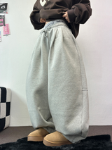 スウェットバルーンバックポイントロングパンツ🤎🖤🩶3COLOR