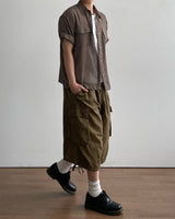 Rope Cargo Bermuda Pants