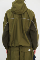 UNUSUAL HOODED JACKET KHAKI