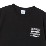 25SS MIX TYPE GRAPHICS SHORT SLEEVE T-SHIRT BLACK