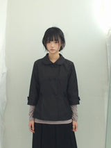 Semi-A-Line Double Button Jacket