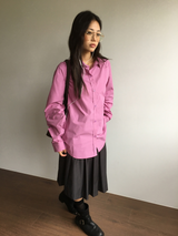 ペーパー ドロップ シャツ (4color)