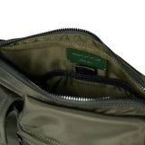 24FW シンボルリベットマルチポケットクロスバッグ カーキ