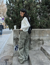 Pitt Vintage Utility Pocket Cargo Pants