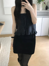 Seirin frill knit top (2 colors)