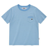 ユニモノチェリーストライプTシャツ [SKY]
