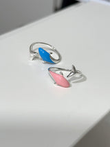 [925silver] ドルフィンリング (2color)