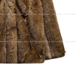Regina cut half fur coat