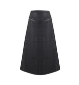 ロングレザースカート
