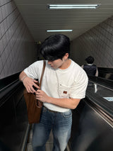 Burning patch walk short sleeve tee