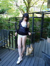 rattan square bag