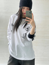 (UNISEX) 89 Line Long Sleeve T-shirt