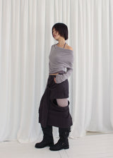 LOOSE BELT MIDDLE BOOTS