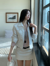Haze Metal Stud Cotton Jacket