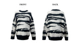 ブラッシュゼブラルーズフィットシックニット (One Color)