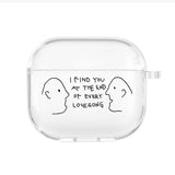 フェイス Airpods ケース (1・2・3・Pro・Pro2 用)