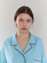 (UNI)ALL NIGHT PAJAMA SET / SKYBLUE