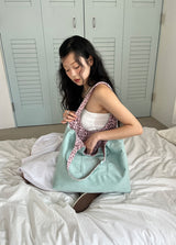 cobaltiny suede bag (mint)