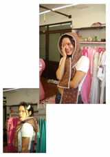 smile hood muffler brown
