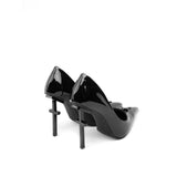 Colorful Bridge丨Crucifix Cross Series Black Cross Patent Leather High Heels