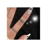 Vintage Star Twist Open Ring