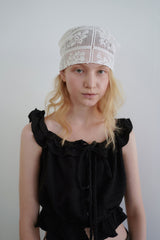 Pure frill blouse_black
