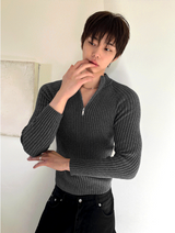 Berute Golji Half-zip Muscle Fit Knit
