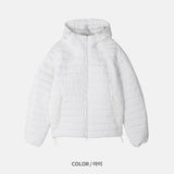 エコライトウェイトフード付きパファージャケット (4 Colors)