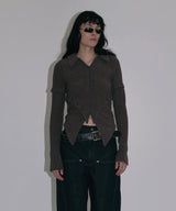 4WAY BUTTON KNIT SHIRT