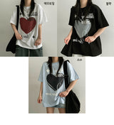 Seat Heart Short Sleeve T-shirt