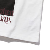 ユニセックス ヒューマンプリントクロップTシャツ (ホワイト)