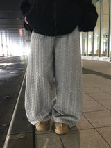 Mono ケーブルキルトワイドパンツ (4c)