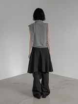Elo Knot Nylon Midi Skirt
