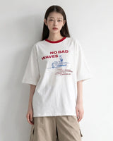(UNISEX) Wave Ringer Tee