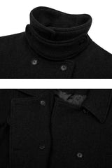 アンバーベルトダブルコート black