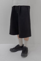 BPT ステッチ バミューダパンツ ブラック