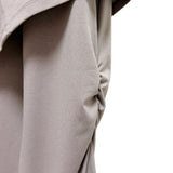 (2color) Diagonal Shirring Bootcut Layered Pants