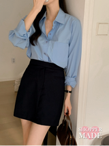 [SHOPPERMADE] Basic Loose Fit Shirt (3color)